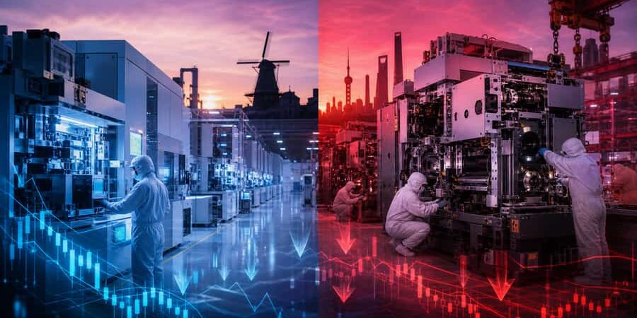 Peralatan Pembuatan Chip ASML - Belanda dengan DUV - China