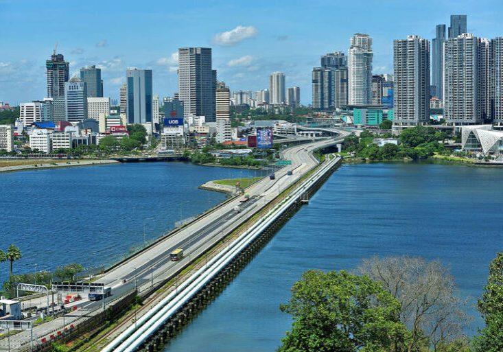 Perbatasan Woodlands dengan Johor Bahru