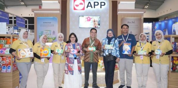 APP Group berpartisipasi dalam Halal Indonesia International Industry Expo 2026 di Indonesia Convention Exhibition (ICE) BSD City, Tangerang. (Foto: dok APP Group)

