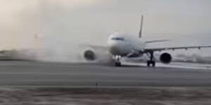 Pesawat Turkish Airlines Terbakar Saat Landing 