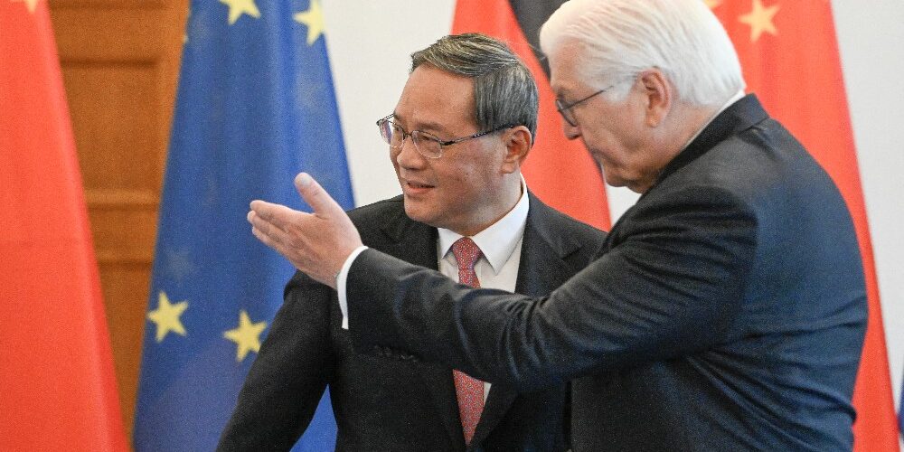 Presiden Jerman Frank-Walter Steinmeier dan PM China Li Qiang