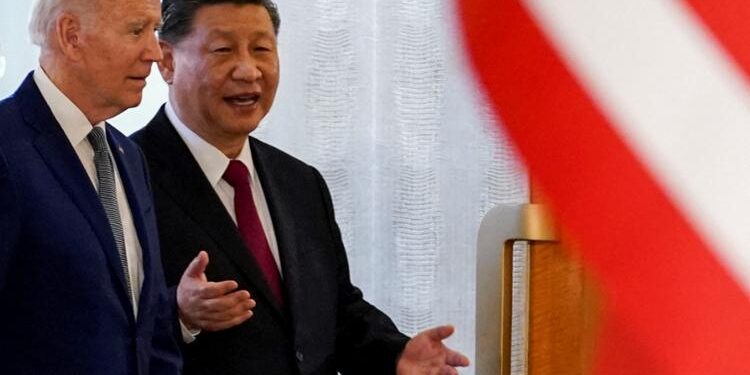 Presiden Joe Biden dengan Xi Jinping