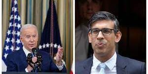 Presiden Joe Biden dan PM Rishi Sunak
