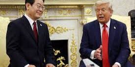 Presiden Lee Jae Myung dengan Presiden Trump