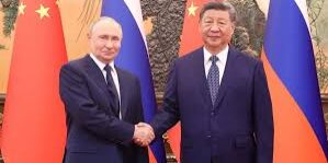 Presiden Putin bersama Presiden Xi Jinping