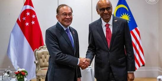 Presiden Tharman Shanmugaratnam bertemu PM Anwar Ibrahim