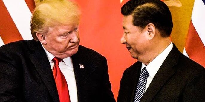 Presiden Trump dan Presiden Xi Jinping