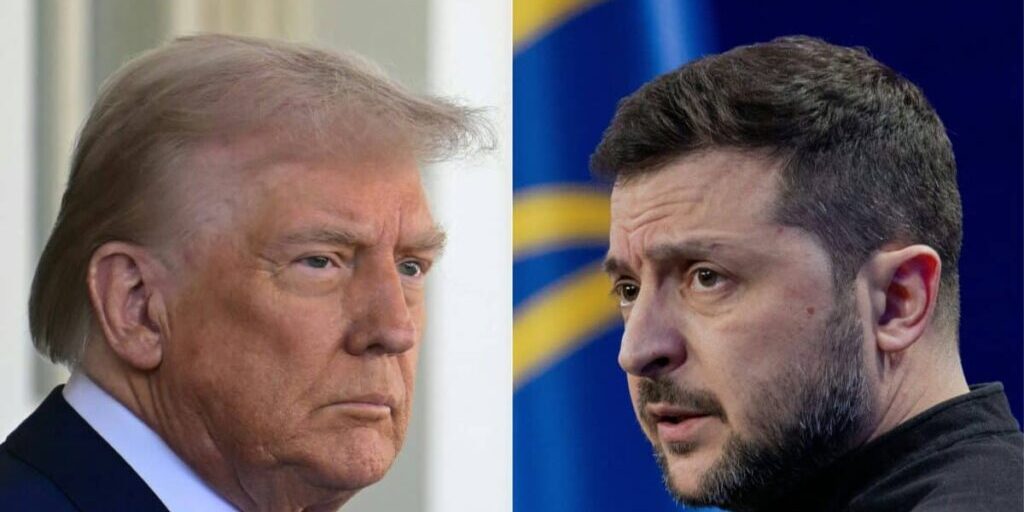 Presiden Trump dan Presiden Zelenskyy  
