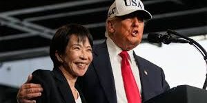 Presiden Trump dengan PM Sanae Takaichi