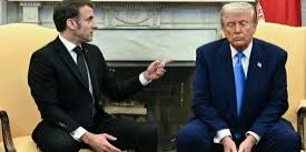 Presiden Trump dengan Presiden Macron