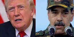 Presiden Trump dengan Presiden Maduro