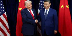 Presiden Trump dengan Presiden Xi Jinping
