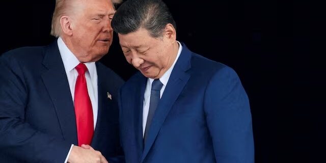 Presiden Trump dengan Presiden Xi Jinping