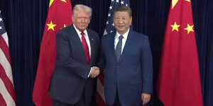 Presiden Trump dengan Presiden Xi Jinping
