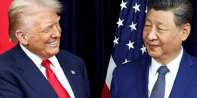 Presiden Trump dengan Presiden Xi Jinping