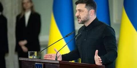 Presiden Ukraina Volodymyr Zelensky
