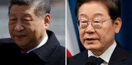 Presiden Xi Jinping dan Presiden Lee Jae-myung