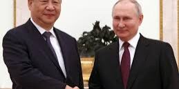 Presiden Xi Jinping dengan Presiden Putin