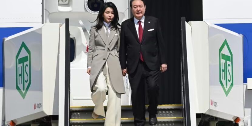 Presiden Yoon Suk-yeol tiba di Jepang