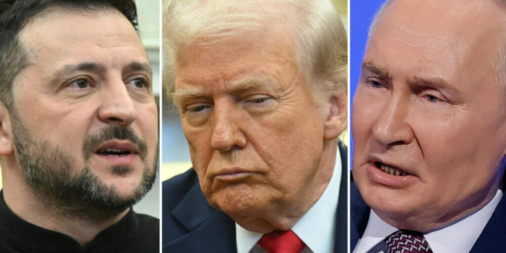 Presiden Zelenskyy, Presiden Trump, Presiden Putin