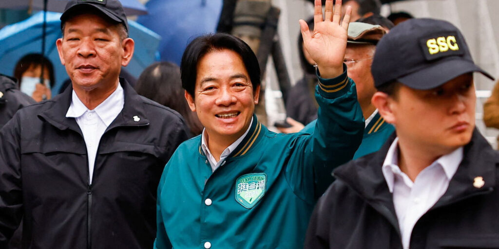 Presiden terpilih William Lai Ching-te