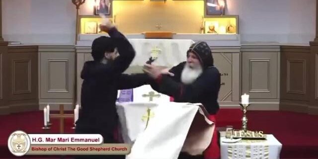 Pria menyerang Uskup Mar Mari Emmanuel di gereja