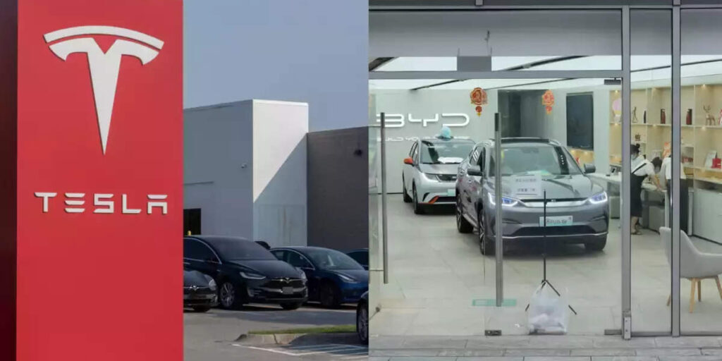 Produsen EV (Kenderaan Listrik) Tesla dan BYD