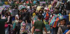 Ratusan ribu orang mengungsi di parbatasan Thailand-Kamboja