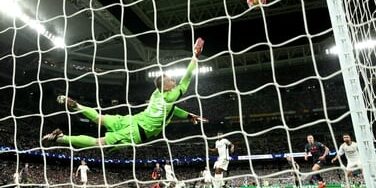 Real Madrid berhasil mengalahkan tuan rumah Atalanta