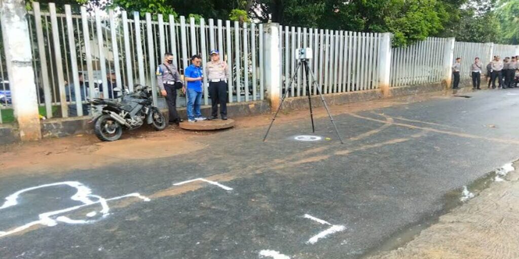 Rekonstruksi kecelakaan mahasiswa UI dan purnawirawan polisi 