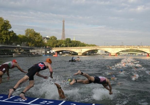 Renang terbuka di Seine- Paris