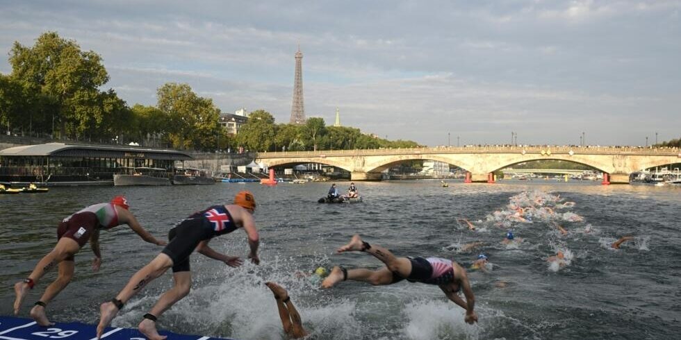 Renang terbuka di Seine- Paris