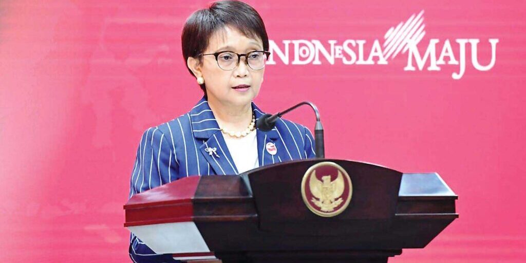 Menteri Luar Negeri Indonesia (Menlu RI) Retno Marsudi.