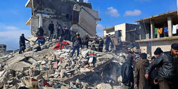 Ribuan Pengungsi korban gempa bumi di Turki dan Suriah