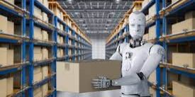 Robot Humanoid untuk layanan pengiriman