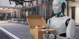 Robot dan Drone  Antar Makanan