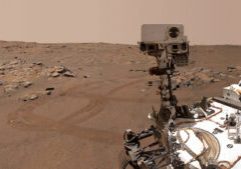 FILE PHOTO: NASA’s Perseverance Mars rover is seen in a "selfie" that it took over a rock nicknamed "Rochette", September 10, 2021. NASA/JPL-CALTECH/MSSS/Handout via REUTERS/File Photo