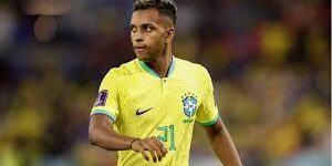 Rodrygo cetak gol kemenangan untuk Brazil.