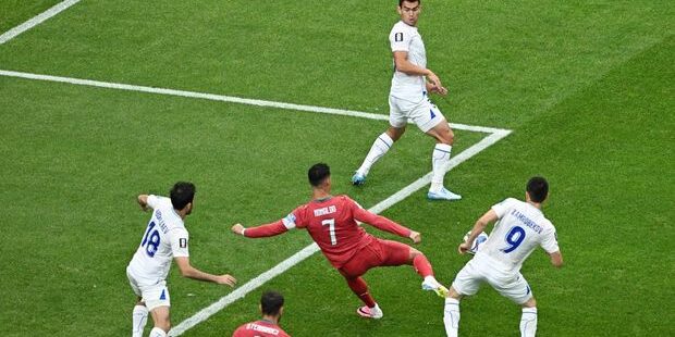 Ronaldo mencetak gol di laga Portugal dengan Uzbekistan