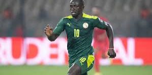 Sadio Mane dari Senegal cetak gol kemenangan