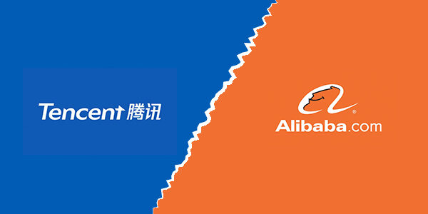 Saham Alibaba dan Tescent naik