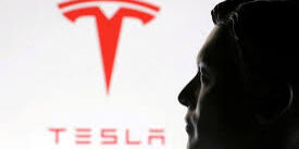 Saham Tesla Naik