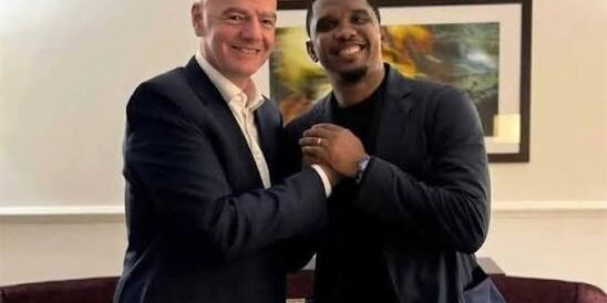 Samuel Eto'o dukung Presiden FIFA Gianni Infantino