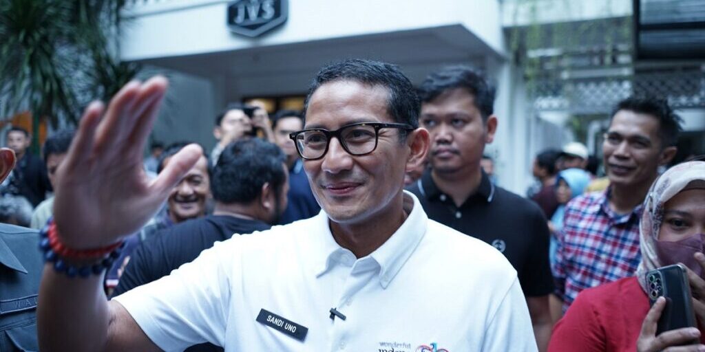 Menteri Pariwisata dan Ekonomi Kreatif (Menparekraf), Sandiaga Salahuddin Uno.