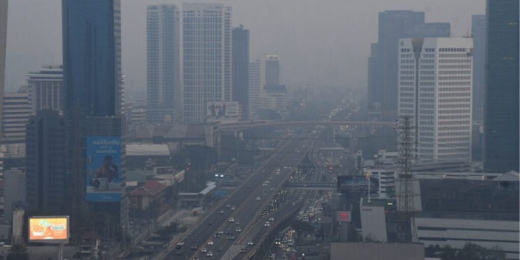 Sebagian besar wilayah Thailand dilanda kabut asap