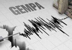 Gempa bumi yang tercatat seismometer 