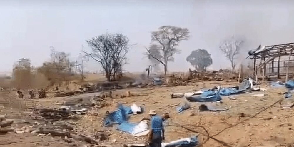 Serangan Udara oleh Militer Myanmar
