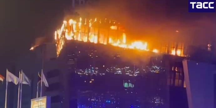 Serangan dan Kebakaran di Gedung Konser Moskow