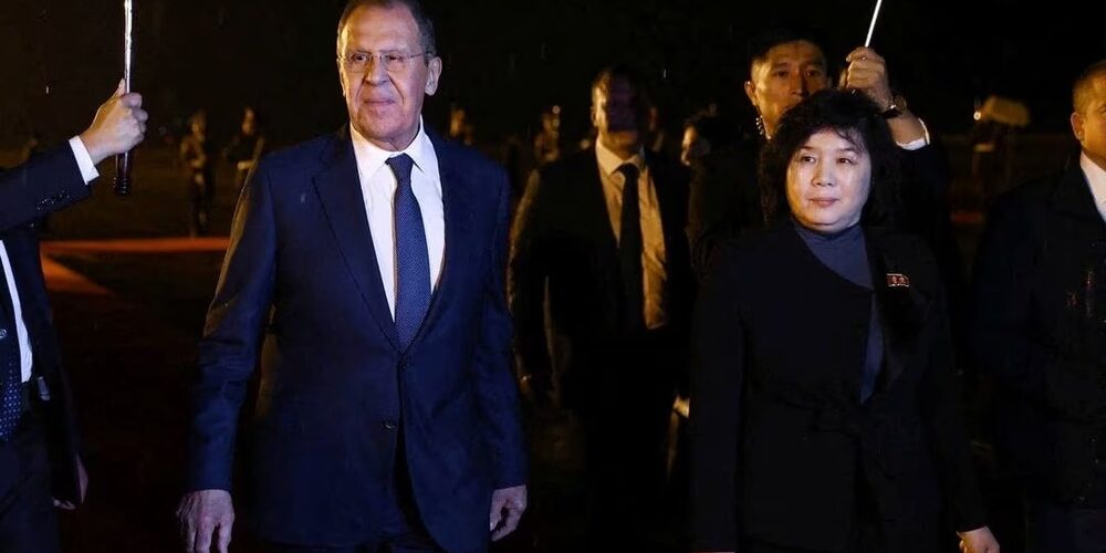 Sergei Lavrov tiba di Pyongyang
