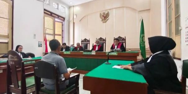 Sidang Dugaan Korupsi BUMDes Simalungun di PN Tipikor Medan dengan agenda pembacaan dakwaan dari JPU pada Senin (6/4/2026) siang